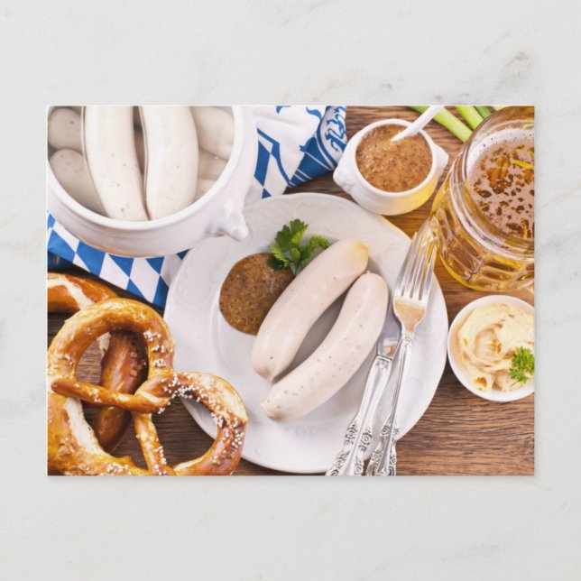 Carte Postale Petit-déjeuner Oktoberfest (Devant)