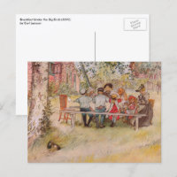 Petit déjeuner sous le grand bouleau de Carl Larss
