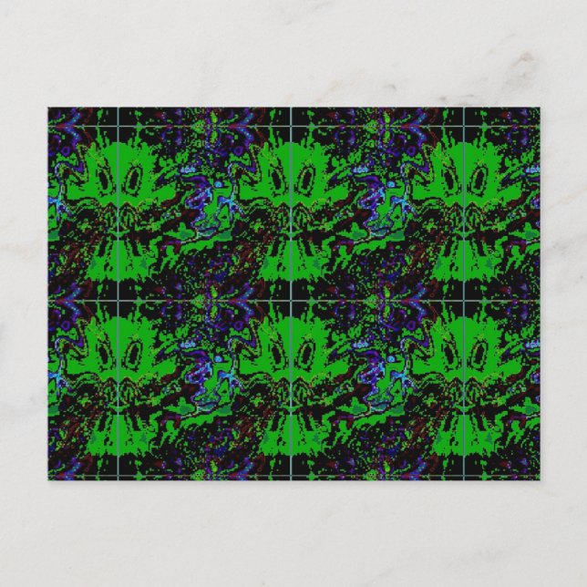 Carte Postale Petit diable vert (Devant)