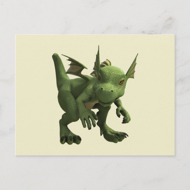 Carte Postale Petit Dragon (Devant)