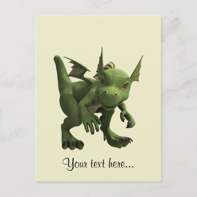 Carte Postale Petit dragon (Devant)