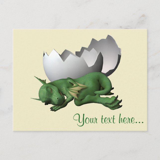 Carte Postale Petit Dragon (Devant)