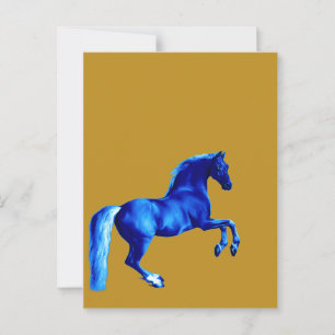 Carte Postale Petit-fils de Godolphin Arabian Blu Canvas Imprime