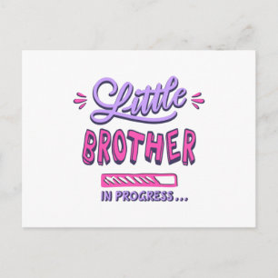 Carte Postale Petit frère en cours