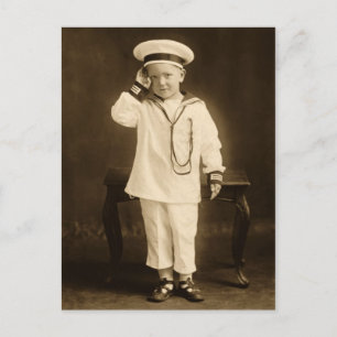 Carte Postale petit marin vintage