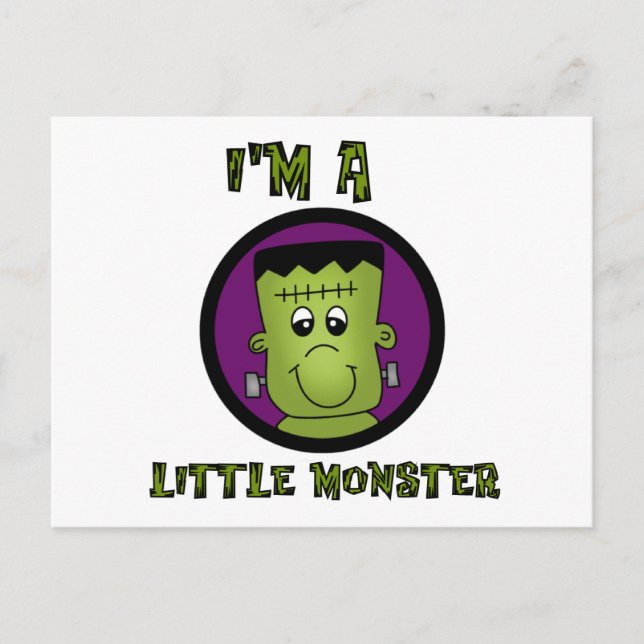 Carte Postale Petit Monster Halloween Tshirts et cadeaux (Devant)