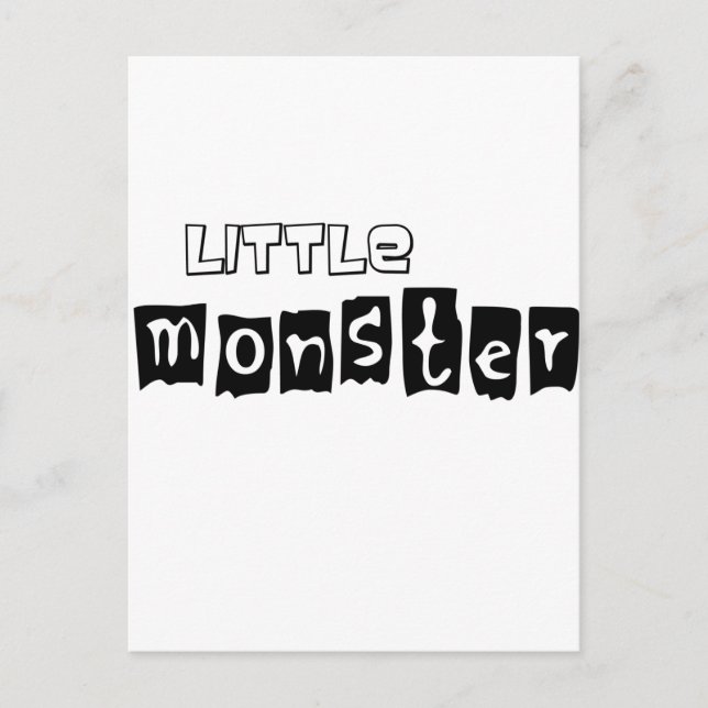 Carte Postale Petit monstre (Devant)