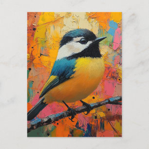 Carte Postale Petit Oiseau Coloré
