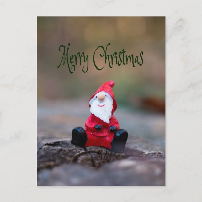 Carte Postale Petit Père Noël Clause Joyeux Noël (Devant)
