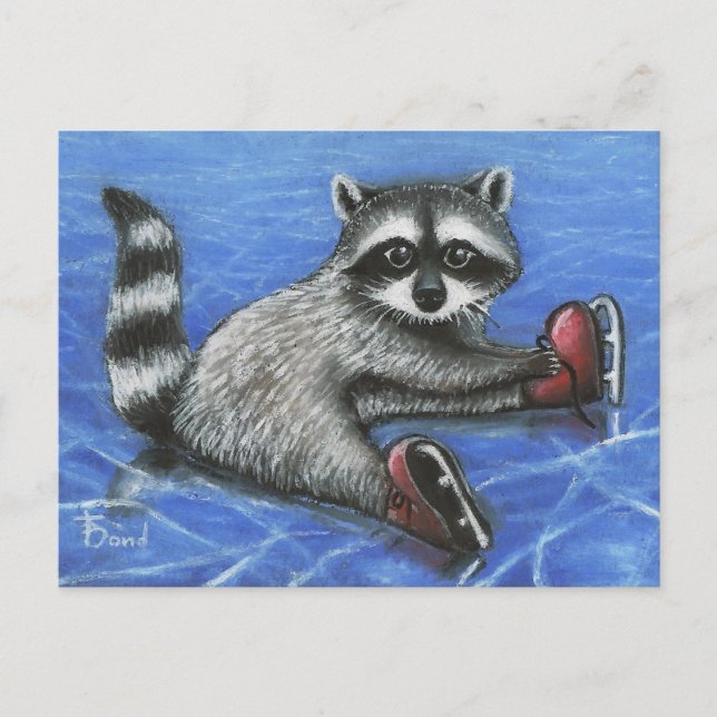 Carte Postale Petit raton laveur (Devant)