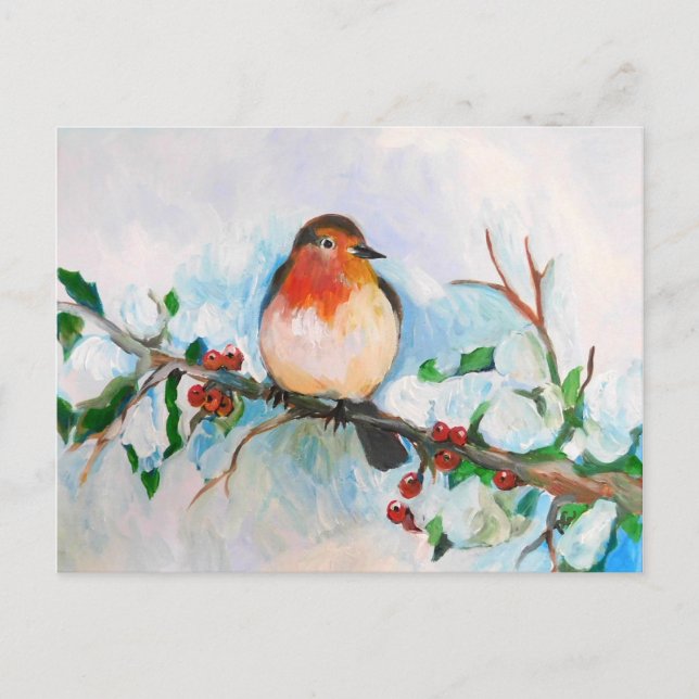 Carte Postale Petit Robin (Devant)
