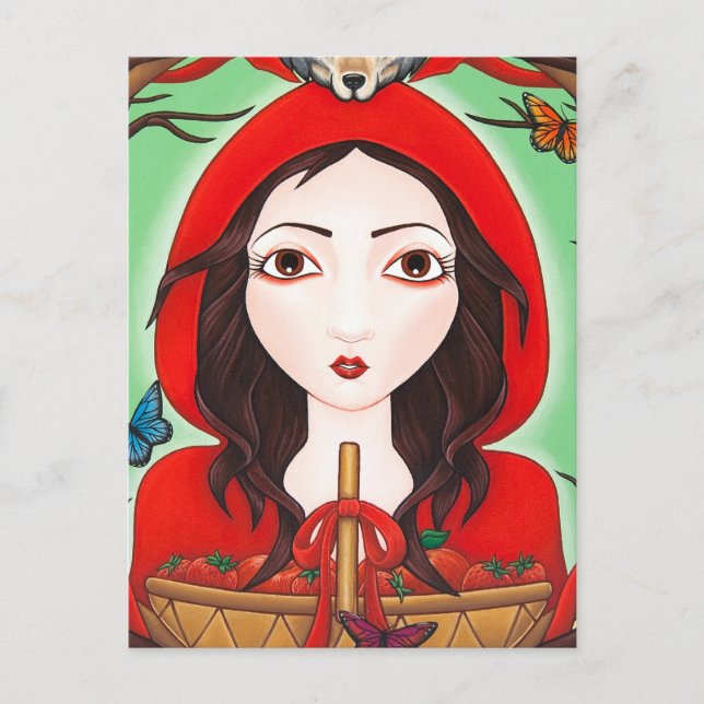 Carte Postale Petit rouge (Devant)