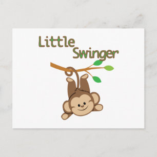 Carte Postale Petit Swinger de singe
