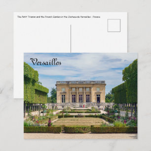Carte Postale Petit Trianon et jardin français à Versailles