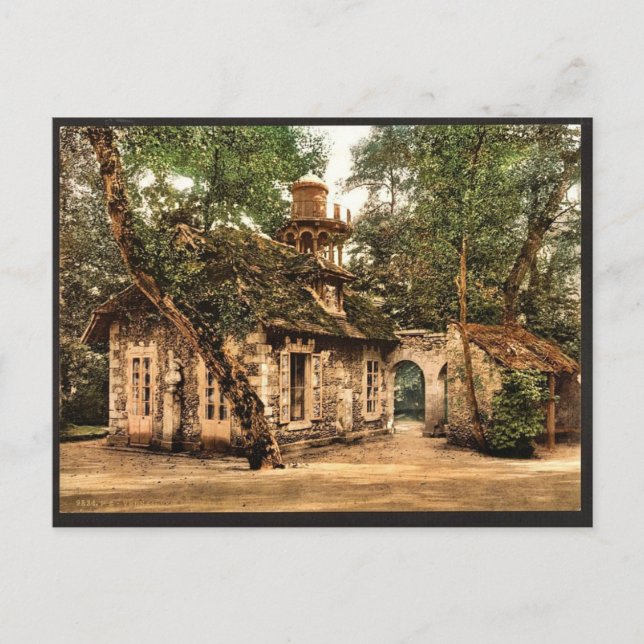 Carte Postale Petit Trianon, le journal (laitier), Versailles (Devant)