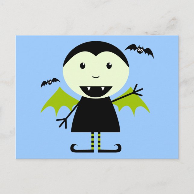 Carte Postale Petit Vampire (Devant)