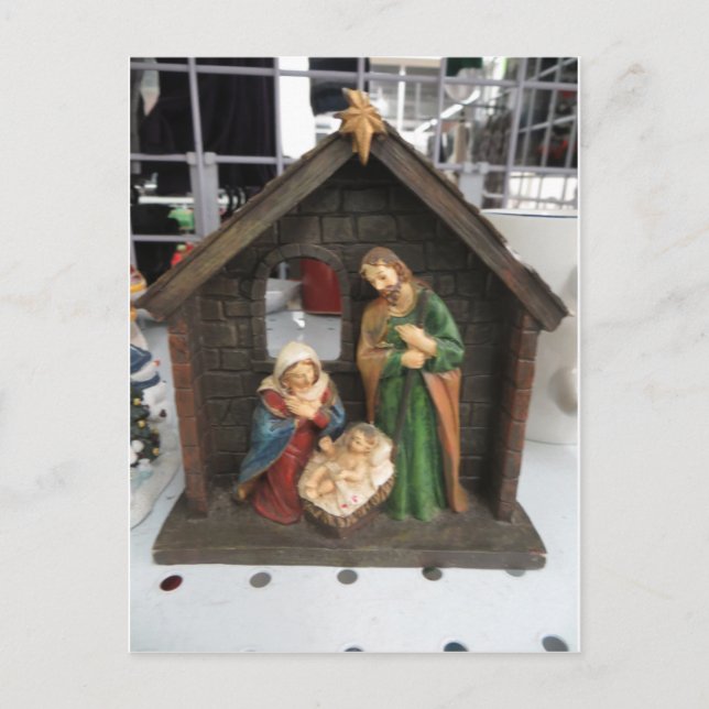 Carte Postale Petite crèche (Devant)