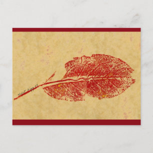 Carte postale "Petite feuille"
