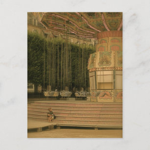 Carte Postale Petite fille à la Foire