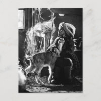 Petite fille et chèvre