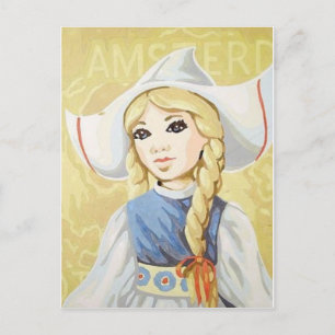Carte Postale petite fille hollandaise