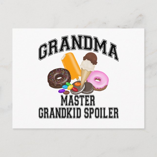Carte Postale Petite-fille Spoiler Grand-mère (Devant)