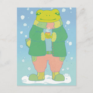 Carte Postale Petite Grenouille Douillette