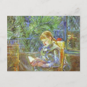 Carte Postale Petite lecture GIrl