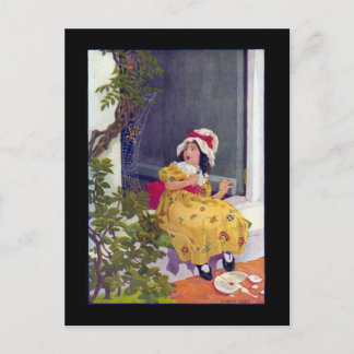 Carte Postale Petite Miss Muffet Nursery Rhyme