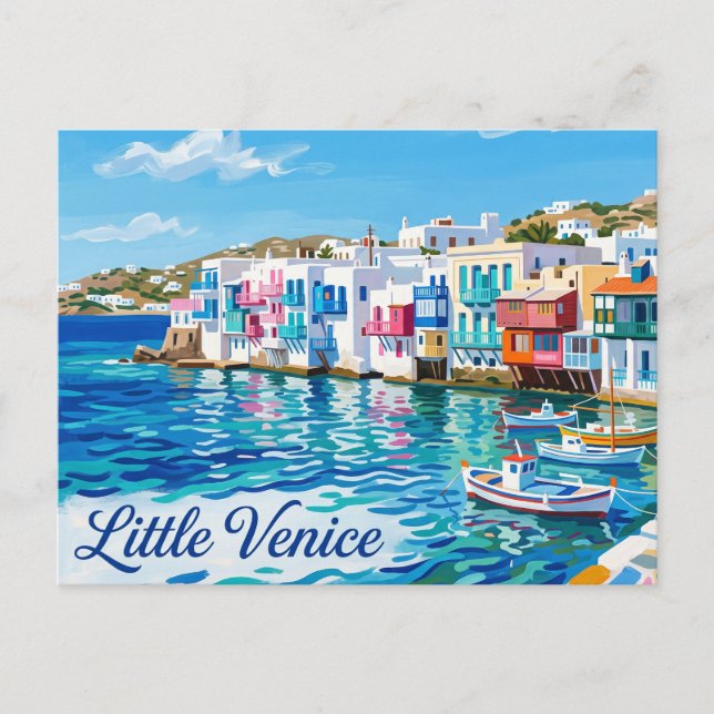 Carte Postale Petite Venise Grèce (Devant)