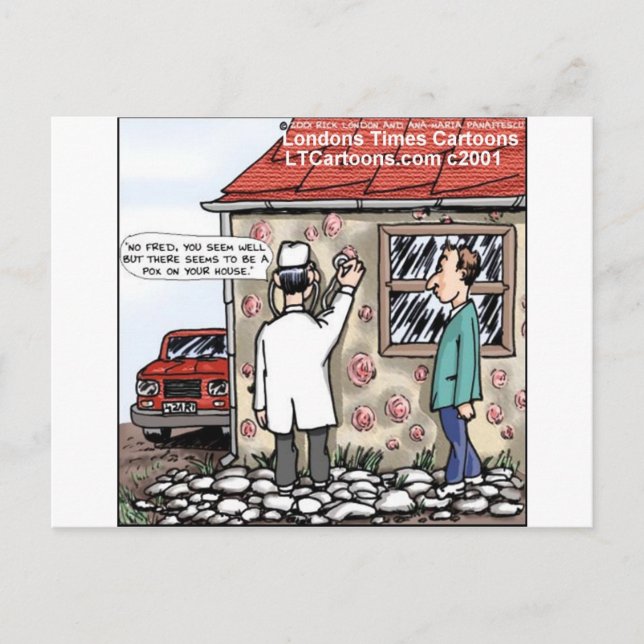 Carte Postale Petite Vérole Sur Votre Maison (Devant)