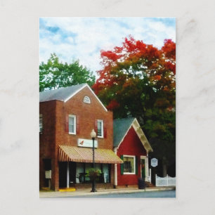 Carte Postale Petite ville en automne Princess Anne MD