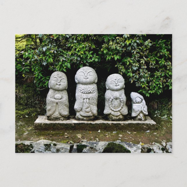 Carte Postale Petites statues de pierre (Devant)