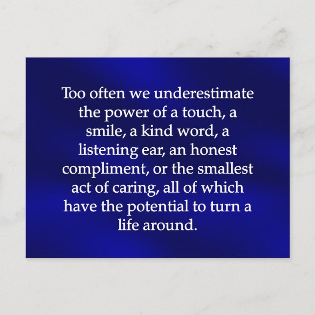 Carte Postale Petits actes de soins (Devant)