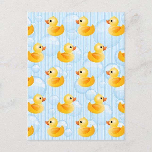 Carte Postale Petits canards jaunes (Devant)