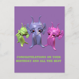 Carte Postale Petits Martiens