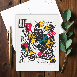 Carte Postale Petits mondes V par W. Kandinsky