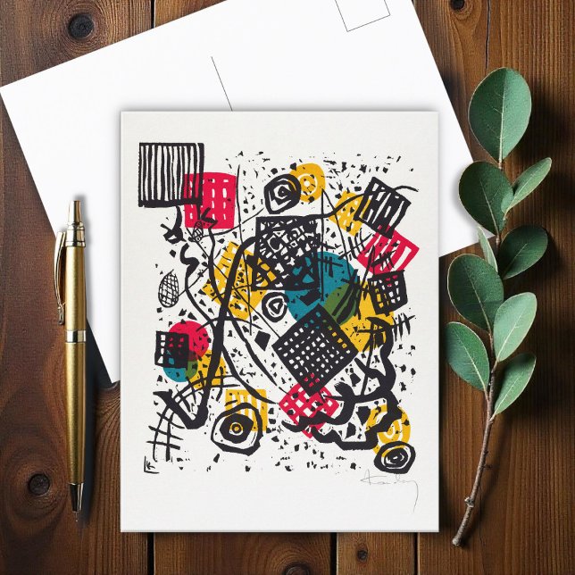 Carte Postale Petits mondes V par W. Kandinsky (Créateur téléchargé)