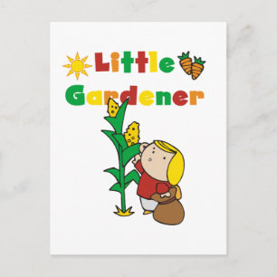 Carte Postale Petits T-shirts et cadeaux de jardinière de fille