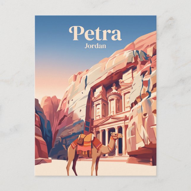 Carte Postale Pétra Jordanie (Devant)