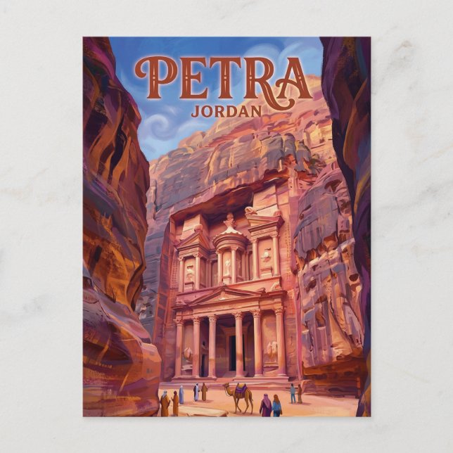 Carte Postale Pétra Jordanie (Devant)