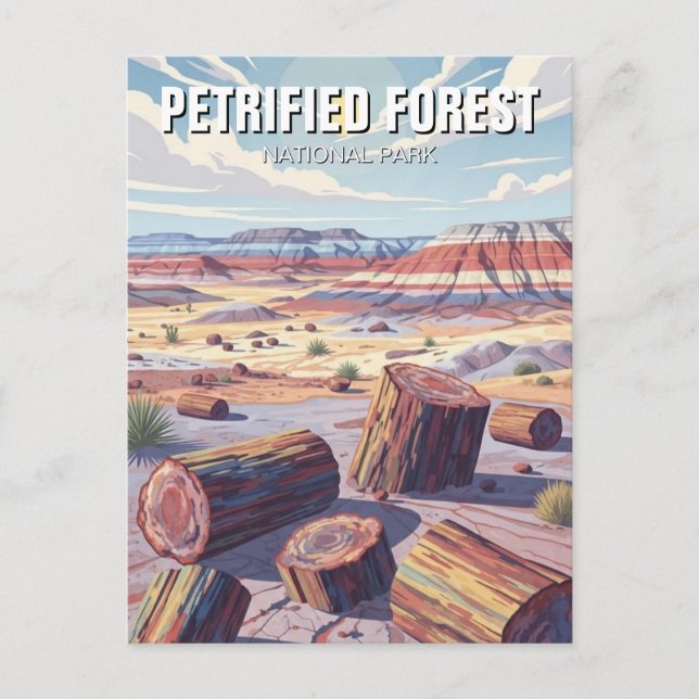 Carte Postale Petrified Forest National Park (Devant)