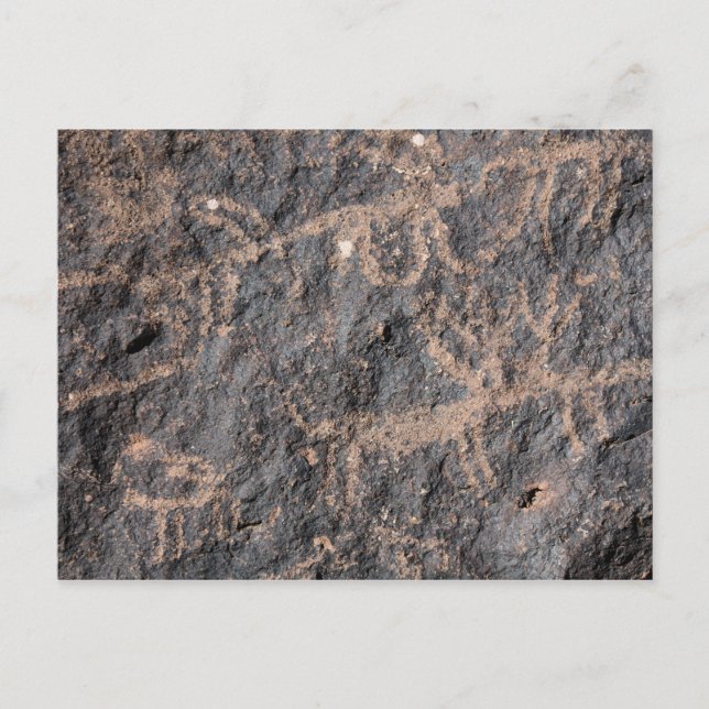 Carte Postale Petroglyphes (Devant)