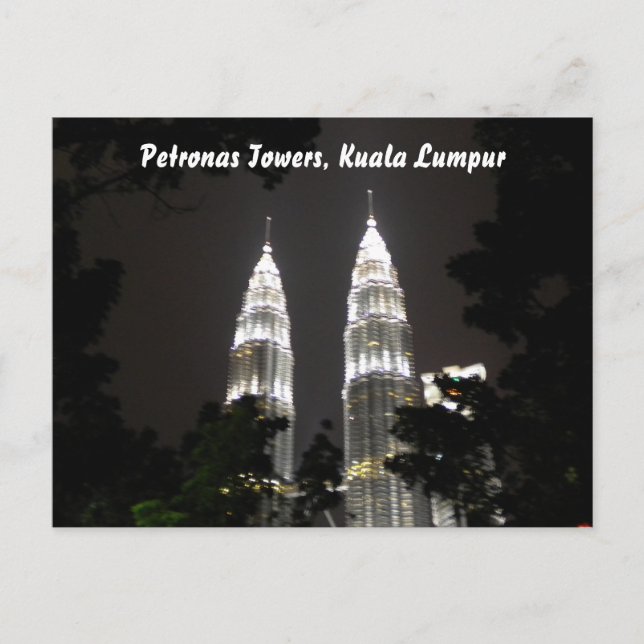 Carte postale Petronas Towers (Devant)