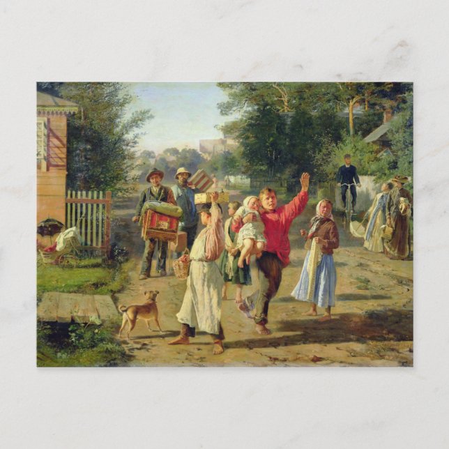 Carte Postale Petrushka arrive, 1888 (Devant)