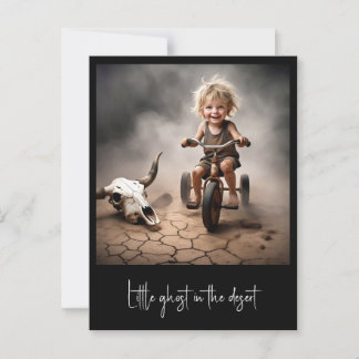 CARTE POSTALE " PEU DE GHOST DANS LE DÉSERT "