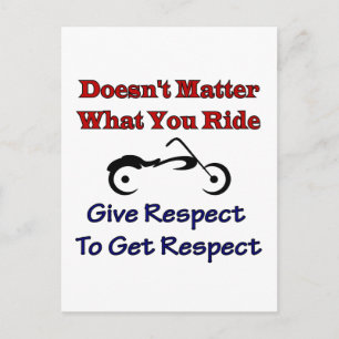 Carte Postale Peu importe ce que votre promenade, donnez du resp