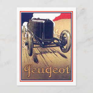 Carte Postale Peugeot