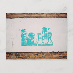 Carte Postale peur de l'art
