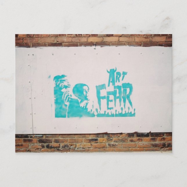 Carte Postale peur de l'art (Devant)